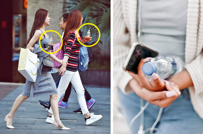 Uống nhiều nước hơn: Người Trung Quốc luôn uống nước và mang theo bên mình. Ở Trung Quốc, hầu hết các địa điểm công cộng đều được cung cấp máy làm mát nước. Ảnh: BS.