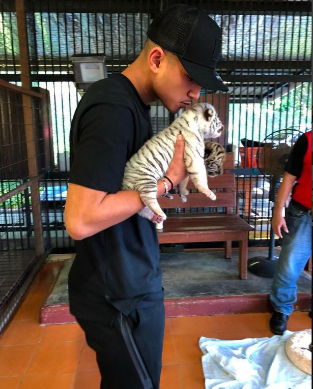 Phong cách thời trang ở nhà của chàng thiếu gia này chủ yếu là trang phục thể thao khỏe khoắn.
