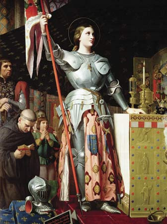 Joan of Arc là nữ anh hùng nổi tiếng lịch sử trong cuộc chiến tranh Trăm năm giữa Pháp và Anh. Nữ anh hùng dân tộc người Pháp này đã lãnh đạo quân đội của vua Charles VII đến bao vây thành Orleans trong vòng 9 ngày và giành thắng lợi. Sau đó, bà bị người Anh bắt giữ, kết tội là phù thủy và bị thiêu sống. Nhiều năm sau đó, bà được minh oan tội danh năm xưa và phong thánh.