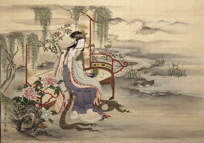 Đường Minh Hoàng suốt ngày chìm đắm trong những cuộc vui với Dương Quý phi nên bỏ bê chuyện triều chính. Sau nhiều năm chìm đắm trong tửu sắc, tướng An Lộc Sơn lấy lý do gia tộc Dương Quý Phi thực hiện cuộc nổi dậy.