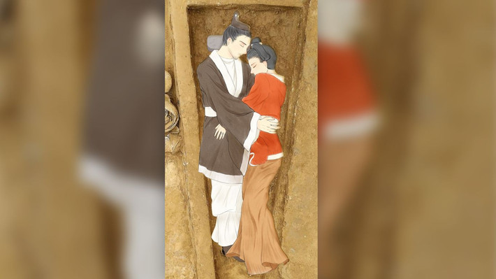 Sau một thời gian thực hiện các phân tích, kiểm tra, các chuyên gia mới công bố kết quả nghiên cứu cho thấy hai người được chôn cách đây hơn 1.500 năm.