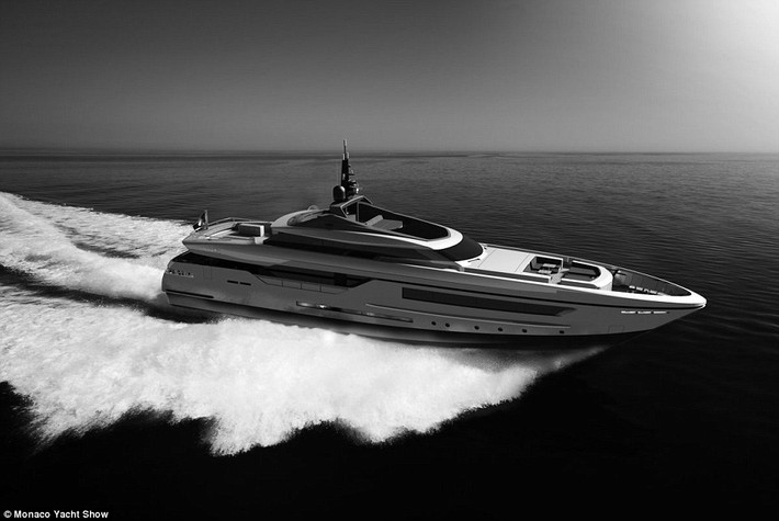 Baglietto 46m superfast: Du thuyền triệu đô này, sẽ được ra mắt công chúng tại triển lãm du thuyền năm nay tại Monaco, sự kiện diễn ra từ ngày 28/9 đến ngày 1/10.