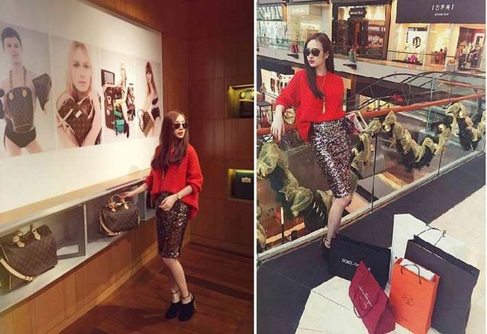 Từng có thông tin, Angela Phương Trinh bỏ ra cả tỷ đồng để mua sắm hàng hiệu tại Singapore.