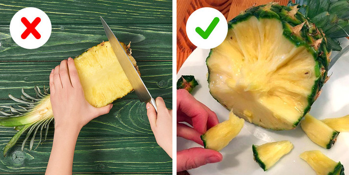 Bạn không cần một con dao để ăn dứa mà chỉ cần phá vỡ từng miếng một.