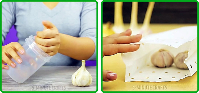 Tỏi thích hợp những nơi tối với độ ẩm thấp: Cách lý tưởng để bảo quản tỏi là giữ nó trong hộp đựng hoặc túi giấy ở nơi tối và khô. Nếu giữ nguyên củ tỏi, chúng có thể không hỏng trong 2 tháng. Nếu tách thành từng tép nhỏ, thời gian lưu trữ của chúng được rút ngắn xuống còn 3-10 ngày.