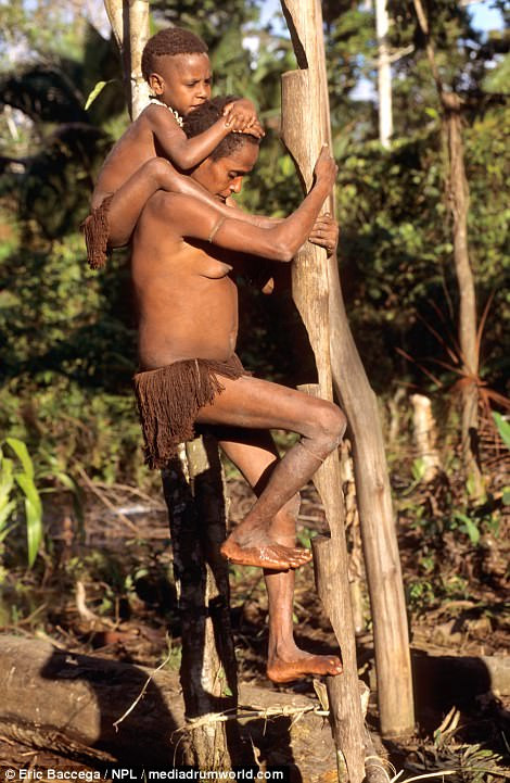 Phải mãi tới năm 1974, người dân của bộ tộc Korowai mới biết họ không phải là những người duy nhất sống trên thế giới khi họ có cơ hội chạm trán với một nhóm các nhà khoa học phương Tây.
