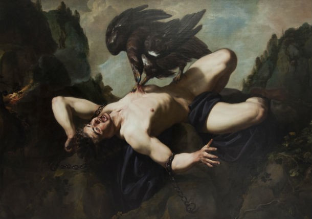 Thần Zeus nổi tiếng với những hình phạt hà khắc. Ví dụ như khi Prometheus ban tặng lửa cho loài người, Zeus đã trừng phạt vị thần này bằng cách trói vào một tảng đá. Hàng ngày, một con chim đại bàng mổ và ăn gan Prometheus.