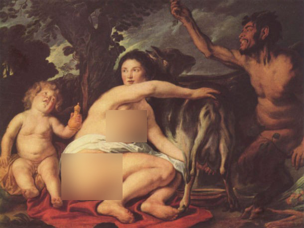 Theo một giai thoại khác, Zeus được một con dê thần có tên Amalthea nuôi dưỡng khi còn nhỏ.