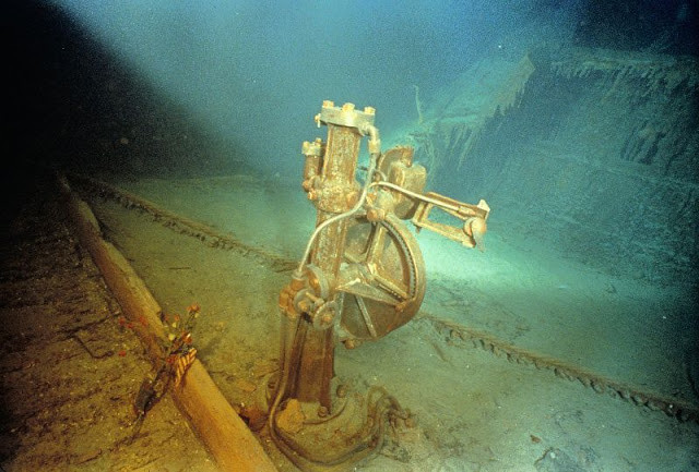 Toàn bộ tàu Titanic bị rỉ sét do nước biển ăn mòn.