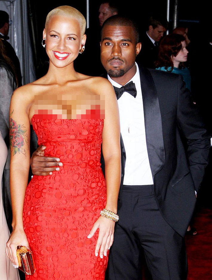 Amber Rose là người phụ nữ tiếp theo phải lòng West. Họ yêu nhau trong 2 năm (2008-2010). Sau một thập kỷ ngừng gắn bó, nữ diễn viên nước Mỹ đã tố cáo tình cũ từng bắt nạt cô nhiều lần. Phía West đã không đưa ra bình luận cho những chia sẻ này.