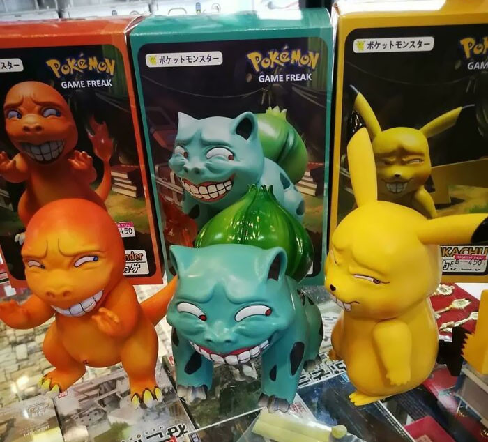 Những con pikachu có nụ cười nham hiểm đáng sợ.
