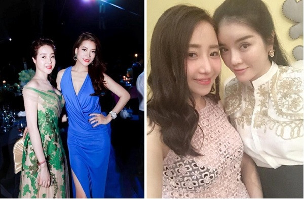 Nhhiều người đồn rằng "Cún bông" là nhân vật bí ẩn đứng sau hậu thuẫn nhiều ngôi sao nổi tiếng. Thi thoảng người ta bắt gặp, cô khá thân thiết với các sao "khủng" như Kim Lý, Trương Ngọc Ánh, Lý Nhã Kỳ hoặc đại gia Nam Phố xinh...
