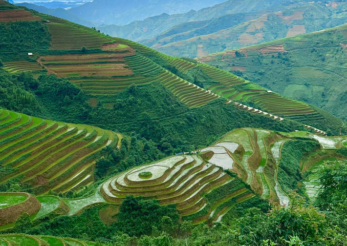 Dù mùa nước đổ, mùa lúa xanh hay mùa lúa chín… thì Mù Cang Chải đều mang vẻ đẹp rất riêng, thu hút du khách trong và ngoài nước tìm đến khám phá. Ảnh: Đinh Thanh Ngọc