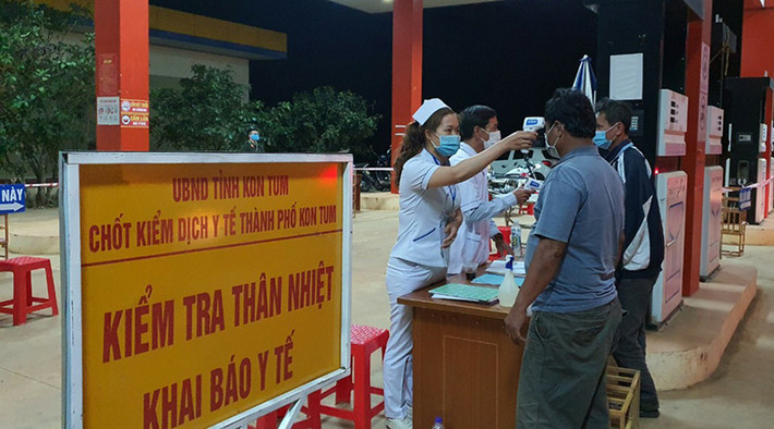 6. KonTum: Công tác kiểm soát dịch bệnh được tổ chức mọi địa điểm ở KonTum.