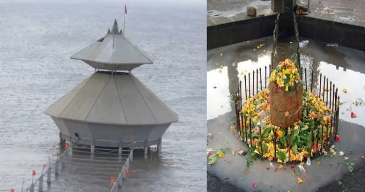 Dù vậy, Chúa Kartikeya muốn làm một điều gì đó để tha thứ cho tội sát sinh mà bản thân đã gây ra. Lúc này, Thần Vishnu khuyên Chúa Kartikeya hãy xây dựng một ngôi đền như một cách để cầu xin sự tha thứ. Theo đó, đền Stambheshwar Mahadev được tạo ra. Ảnh: organiser.org.