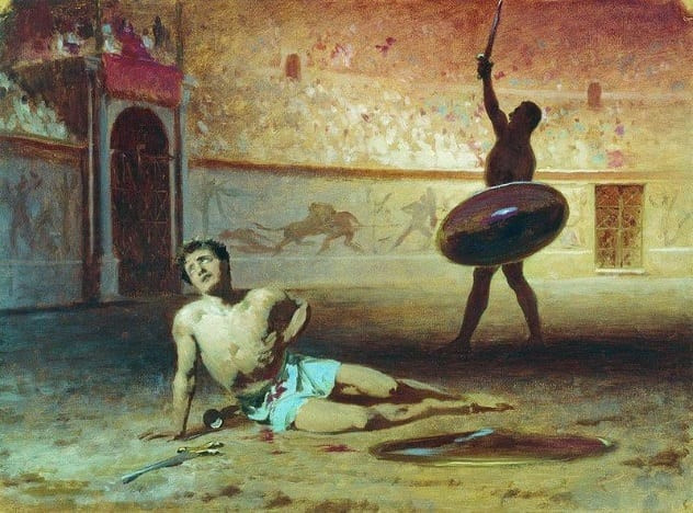 Ban đầu, đội quân nô lệ của Spartacus dành được nhiều thắng lợi. Thế nhưng về sau, quân đội La Mã dưới sự chỉ huy của tướng Marcus Licinius Crussus và tướng Pompey đánh bại đội quân do Spartacus dẫn dắt.