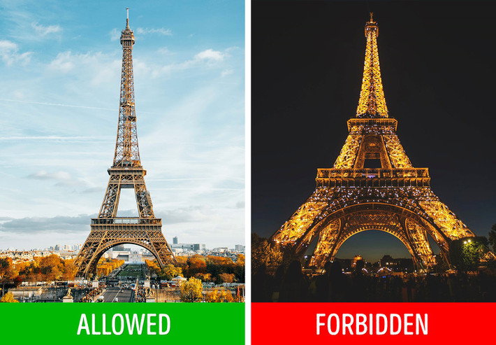 Những ngọn đèn chiếu sáng khiến tháp Eiffel trở lên lung linh, tráng lệ hơn vào buổi tối được Pierre Bideau lắp đặt vào năm 1985.