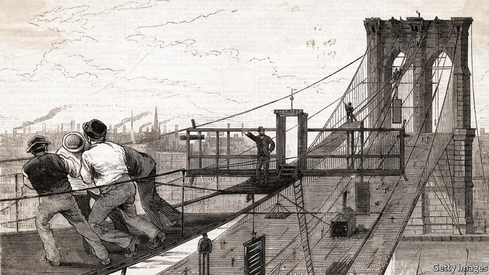 Con trai của kỹ sư trưởng Roebling là Washington A. Roebling kế tục sự nghiệp của cha. Theo đó, Washington trở thành kỹ sư trưởng đảm nhận xây dựng cầu Brooklyn.