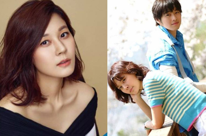 So với gần 20 năm về trước khi Kim Ha Neul đóng Romance (trái) với bây giờ, sẽ thấy nhan sắc của nữ diễn viên không hề thay đổi và phai nhạt theo thời gian. Ảnh: Allkpop, FBNV