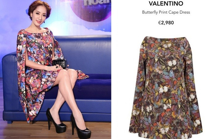 Theo chia sẻ của nữ kiện tướng dance sport, chiếc váy hiệu Valentino này có giá 3.000 euro (khoảng 90 triệu đồng).