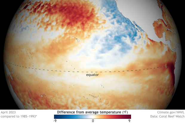 "Chúng tôi đang theo dõi El Nino như một con chim cắt. Nếu đó là một đợt El Nino mạnh thì thế giới sẽ trải qua tình trạng ấm lên kỷ lục", Josh Willis, nhà khoa học trong dự án Sentinel-6 Michael Freilich ở Phòng thí nghiệm Sức đẩy Phản lực (JPL) của NASA, cho hay.