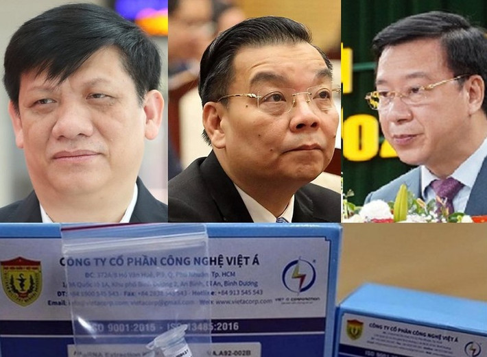 Đại án Việt Á: Năm 2022, mở rộng điều tra vụ án Việt Á, Cơ quan điều tra Bộ Công an, Bộ Quốc phòng, Công an các tỉnh thành đã khởi tố gần 100 bị can. Trong đó, có 3 cựu Ủy viên Trung ương Đảng gồm cựu Bộ trưởng Y tế Nguyễn Thanh Long, cựu Bộ trưởng Khoa học và Công nghệ Chu Ngọc Anh, cựu Bí thư Tỉnh ủy Hải Dương Phạm Xuân Thăng cùng hàng loạt cán bộ Bộ Y tế, Khoa học Công nghệ, Học viện Quân Y, lãnh đạo cấp sở, Giám đốc CDC một số tỉnh, thành cùng nhiều nhân viên y tế.