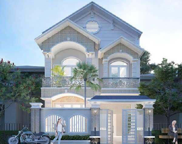 Điều đặc biệt ở căn nhà này là kiểu thiết kế diện tích lệch với bên phải hẹp hơn bên trái.