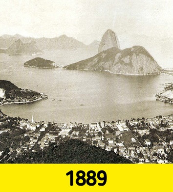 Thành phố Rio de Janeiro của Brazil mộc mạc, bình yên năm 1889.