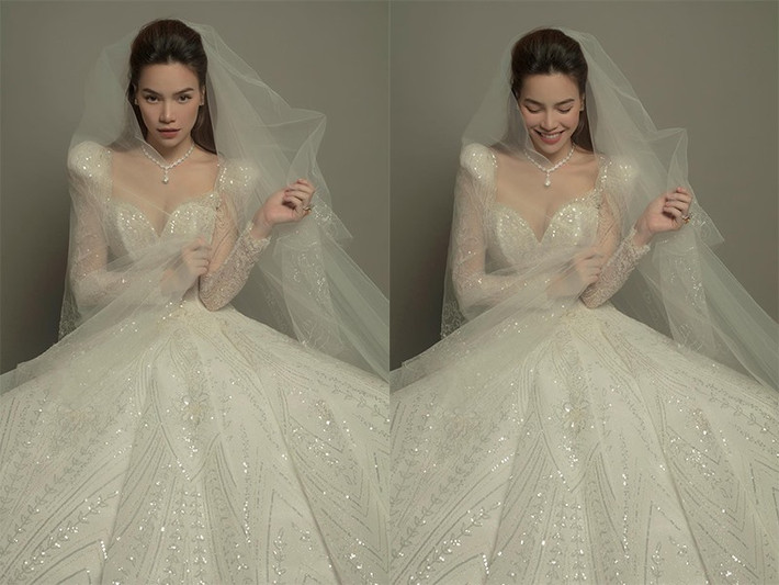 Trước đó, Hà Hồ đã tung ảnh mặc váy cưới khiến nhiều người hâm mộ thích thú và mong chờ đám cưới.