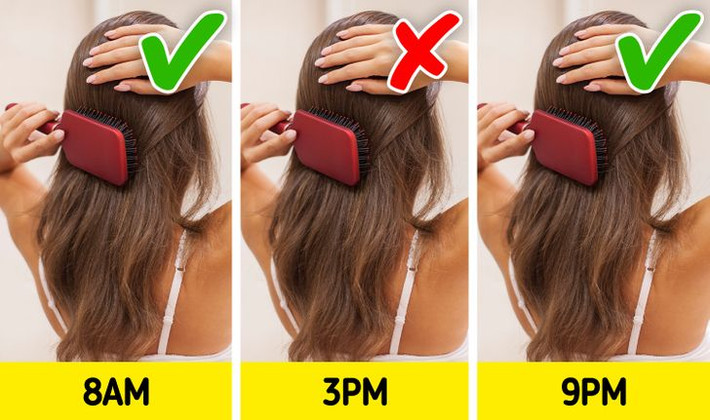 4. Do không chải tóc đúng cách: Chải tóc giúp cải thiện tuần hoàn và loại bỏ tế bào da chết. Việc chải đầu cũng giúp bạn loại bỏ những bụi bẩn bám trên da đầu nên cần thực hiện hàng ngày để giảm thiểu nguyên nhân gây ra gàu. Hãy chải tóc hai lần trong một ngày, nhưng đừng lạm dụng nó nhiều hơn.