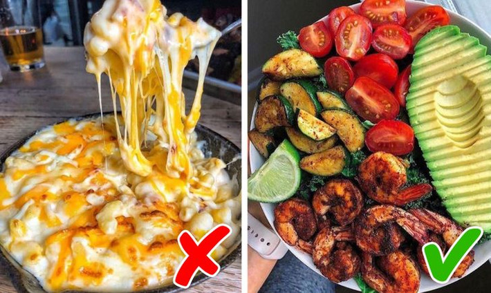 8. Do ăn uống chưa đúng cách: Người ta đã chỉ ra rằng các sản phẩm sữa đầy đủ chất béo và chất béo bão hòa làm tăng chứng viêm và sản xuất bã nhờn. Để kiểm soát tình trạng này, hãy cố gắng ăn thực phẩm giàu kẽm và vitamin B. Chuối hay hải sản, quả hạch, quả bơ hoặc thịt đỏ là nguồn cung cấp kẽm tuyệt vời.