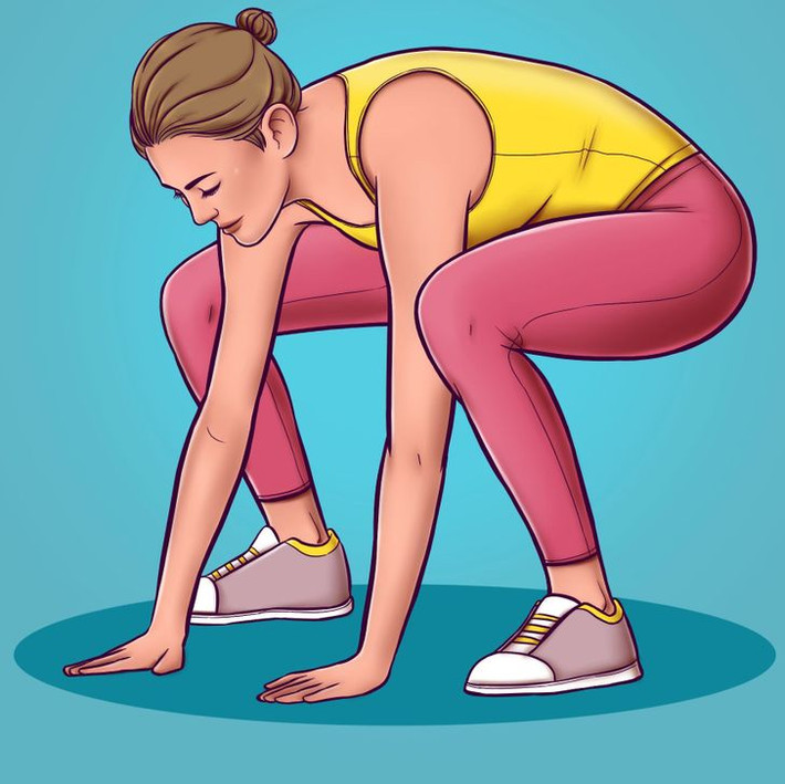 Burpees: Đây là một trong những bài tập đơn giản mà có tác động mạnh nhất, đòi hỏi vận động toàn bộ cơ thể. Tuỳ vào cường độ tập luyện, burpees cho phép tiêu hao tới 10 calo mỗi phút.