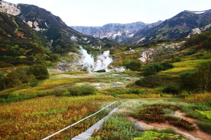 Thung lũng mạch nước phun, Kamchatka.