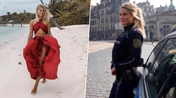 Adrienne Koleszar là sĩ quan cảnh sát ở bang Sachsen, Đức. Cô còn là cái tên nổi tiếng trên Instagram khi có hơn 600.000 lượt theo dõi.