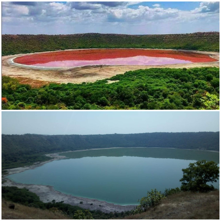 Trong suốt hàng ngàn năm qua, nước hồ Lonar từng đổi màu nhiều lần sang màu hồng. Một thời gian sau, nước trong hồ trở lại bình thường. Sự thay đổi màu sắc của nước hồ khiến giới chuyên gia "đau đầu" đi tìm lời giải.