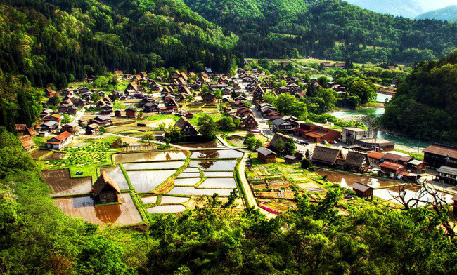Cụ thể, đa số các ngôi nhà tại làng cổ Shirakawa-go được xây dựng theo phong cách kiến trúc Gassho-zukuri.