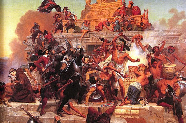Theo đó, lực lượng Tây Ban Nha tấn công và vây hãm Tenochtitlan trong 3 tháng nhằm sớm giành được chiến thắng.