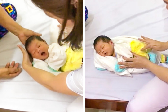 Mới đây, một bà mẹ trẻ có nickname Ánh Tít đã chia sẻ đoạn clip quay lại cảnh y tá hướng dẫn mẹ mới sinh cách tạo ổ cho bé sơ sinh ngủ ngoan lên tài khoản cá nhân Facebook. Clip ngay sau đó đã thu hút hàng triệu lượt xem, hàng nghìn lượt like và bình luận của cư dân mạng.