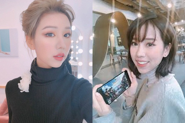 Sau nghi án phẫu thuật thẩm mỹ, Min giờ đây có nhiều nét khác lại so với hình ảnh trước đây (phải).