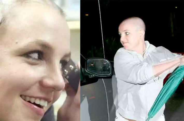 Một trong những hình ảnh xấu xí nhất của ngôi sao Hollywood Britney Spears là vào thời gian cô khủng hoảng năm 2007. Nữ ca sĩ tự tay cạo trọc đầu rồi lấy ô tấn công liên tiếp paparazzi khi biết người này đi theo mình.