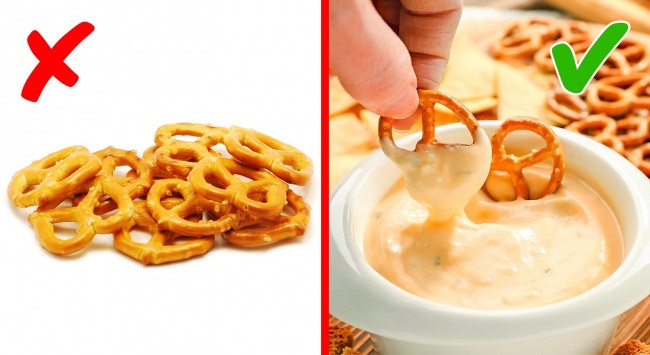 7. Pretzels: Pretzels, thức ăn nhẹ lành mạnh được mọi người ưa chuộng trên khắp thế giới như một loại thực phẩm giàu chất béo nhưng hóa ra lại thiếu giá trị dinh dưỡng. Chúng cũng có hàm lượng muối cao và hầu như không có chất đạm. Ảnh: Depositphotos.