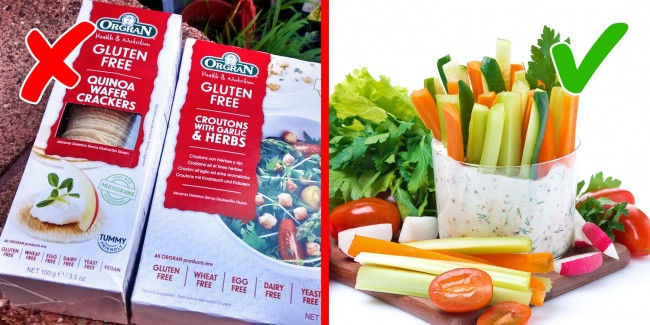 1. Thực phẩm hữu cơ hoặc không chứa gluten đã qua chế biến: Các loại thực phẩm hữu cơ và không chứa gluten có thể chứa nhiều đường, chứa tinh chế ngũ cốc và các loại dầu không lành mạnh. Chúng lại có hàm lượng dinh dưỡng thấp. Ảnh: Depositphotos.