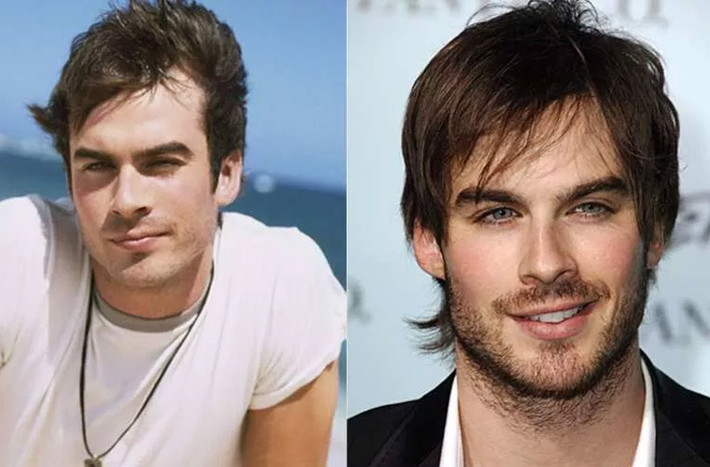 Có thêm bộ râu, Ian Somerhalder thành một anh chàng đẹp trai và tinh tế hơn.