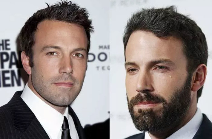 Ben Affleck cũng được khen ngợi khi để râu.
