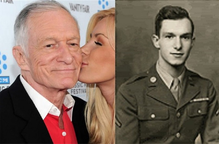 Hugh Hefner từng phục vụ trong quân đội 2 năm và đó là một thời kỳ đáng nhớ trong cuộc đời của ông chủ Playboy.