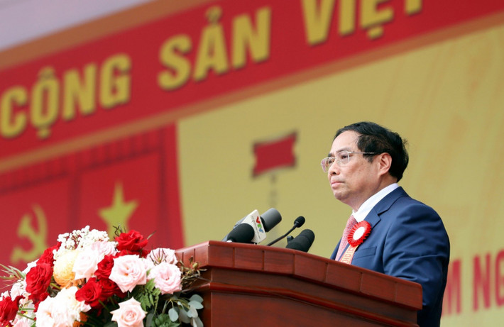 Tham dự lễ kỷ niệm, Thủ tướng Chính phủ Phạm Minh Chính nhấn mạnh phải xây dựng lực lượng CSCĐ "pháp luật sắc, nghiệp vụ tinh, công nghệ giỏi, ngoại ngữ tốt, hình ảnh đẹp”.