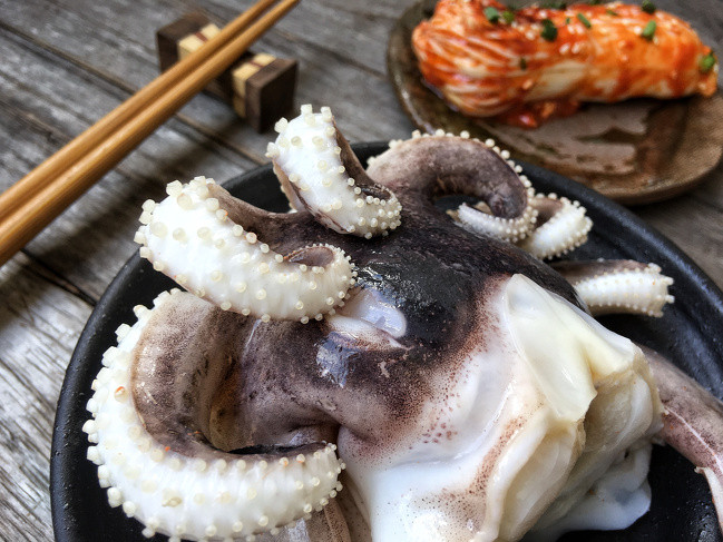 6. Bạch tuộc là món ăn khoái khẩu nhưng khá nguy hiểm của Hàn Quốc. Những ống hút của xúc tu vẫn còn sống sau khi bị chặt nhỏ. Nếu các xúc tu này không may dính vào miệng và cổ họng, chúng có thể khiến họ bị ngạt thở đến chết.