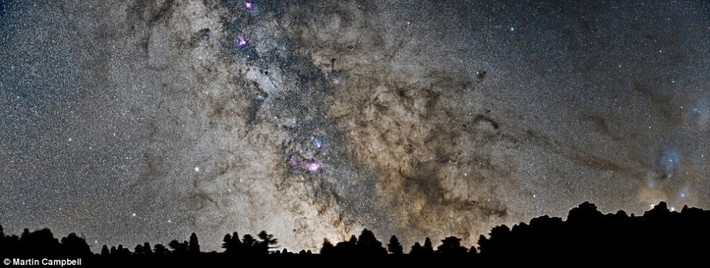 Vẻ đẹp của thiên hà Milky Way, ảnh do Martin Campbell chụp.