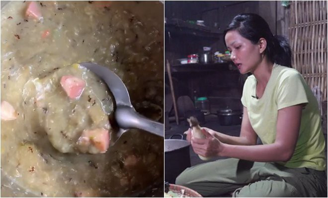 H'Hen Niê cũng từng giới thiệu về món cháo kiến vàng được nấu từ một loại rau ở quê của cô là cây môn, nấu lẫn ba chỉ heo và kiến vàng. Cô cho biết món này rất ngon, hấp dẫn. Món ăn độc lạ này thực sự làm nhiều người sửng sốt.
