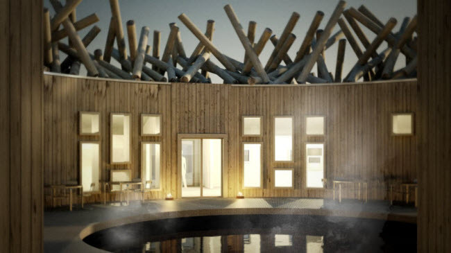 Kiến trúc sư Harström cho rằng dự án ArcticBath có phong cách hoàn toàn khác so với kiến trúc truyền thống.